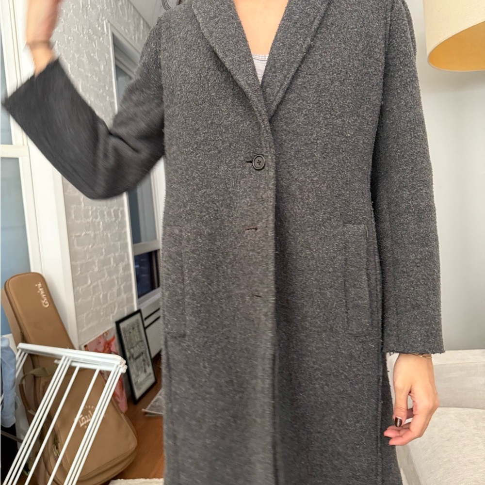 Jcrew Gray Wool blend Coat